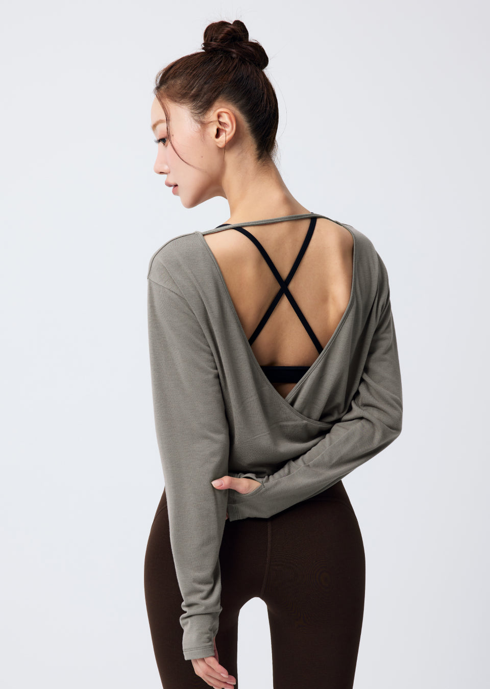 Fluid Crossbody Long Sleeve
