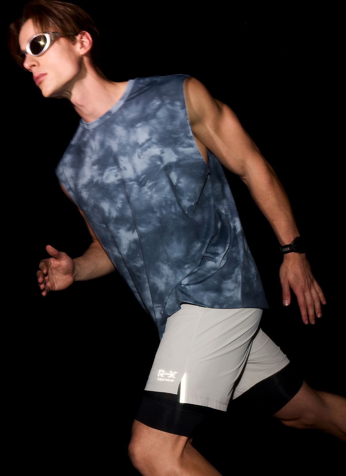 [DEX PICK] RX Men's Ice Feather Tie-Dye Sleeveless