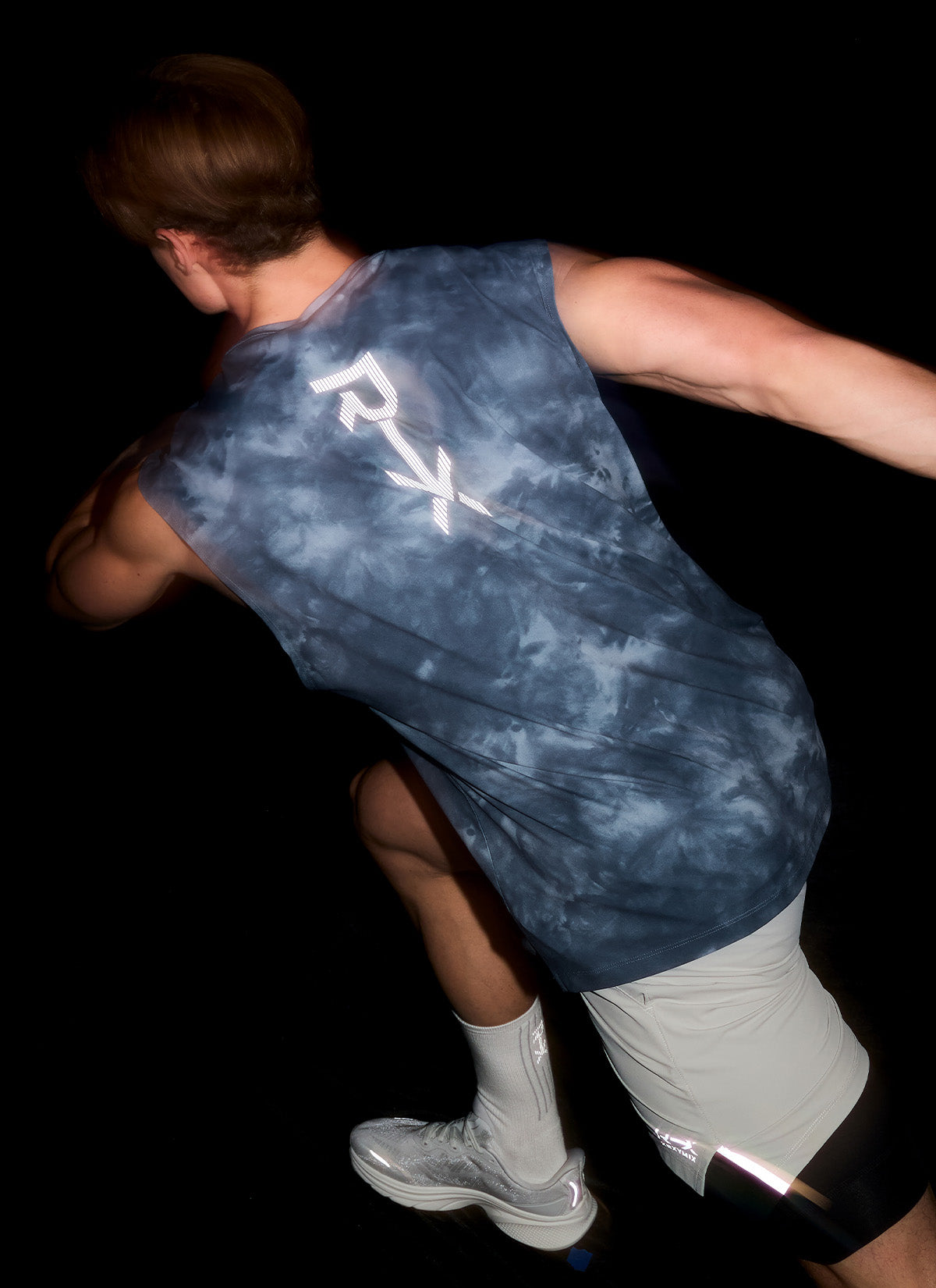 [DEX PICK] RX Men's Ice Feather Tie-Dye Sleeveless