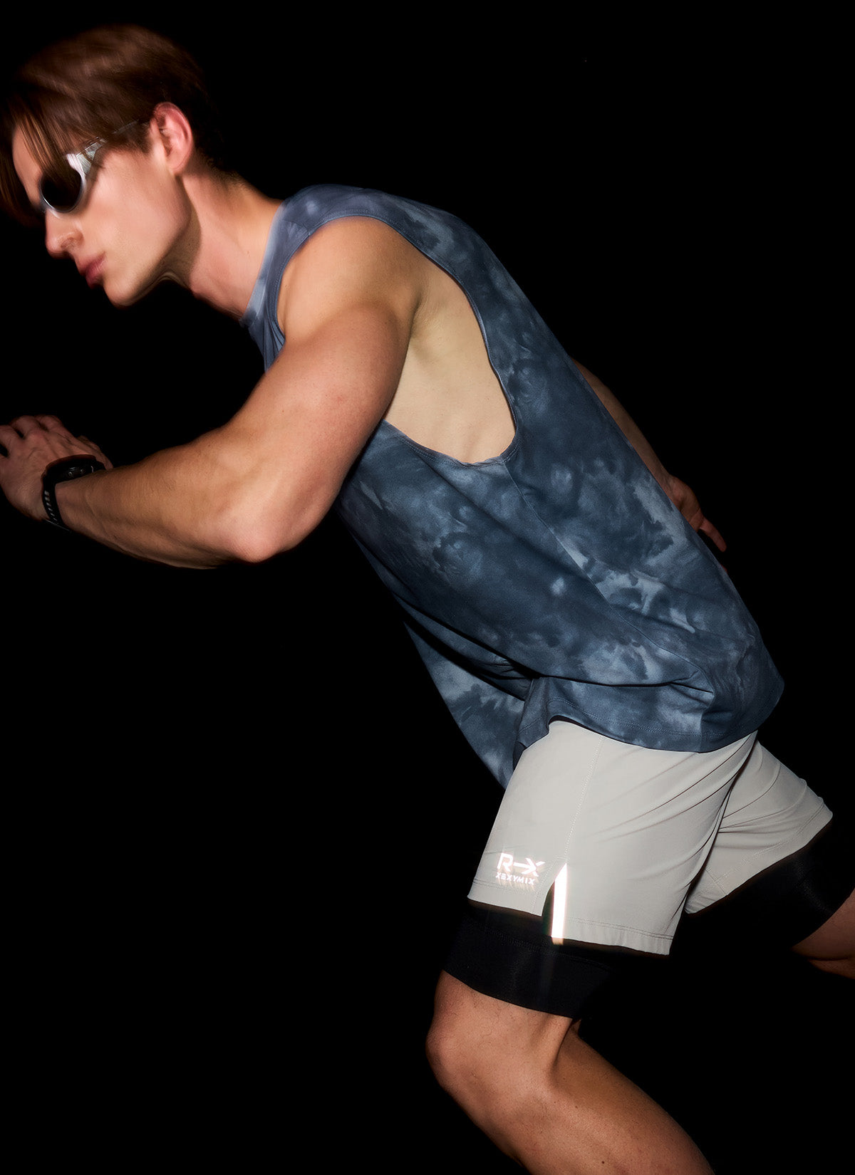 [DEX PICK] RX Men's Ice Feather Tie-Dye Sleeveless