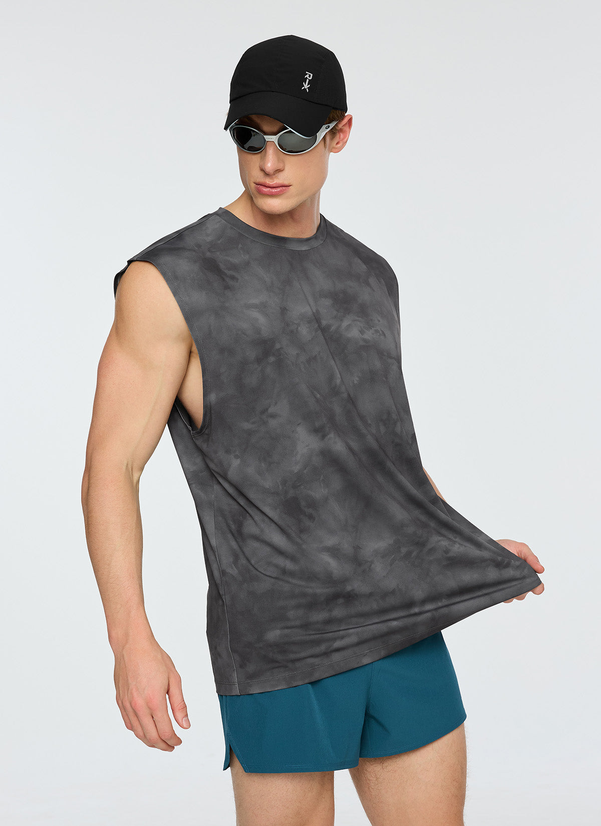 [DEX PICK] RX Men's Ice Feather Tie-Dye Sleeveless
