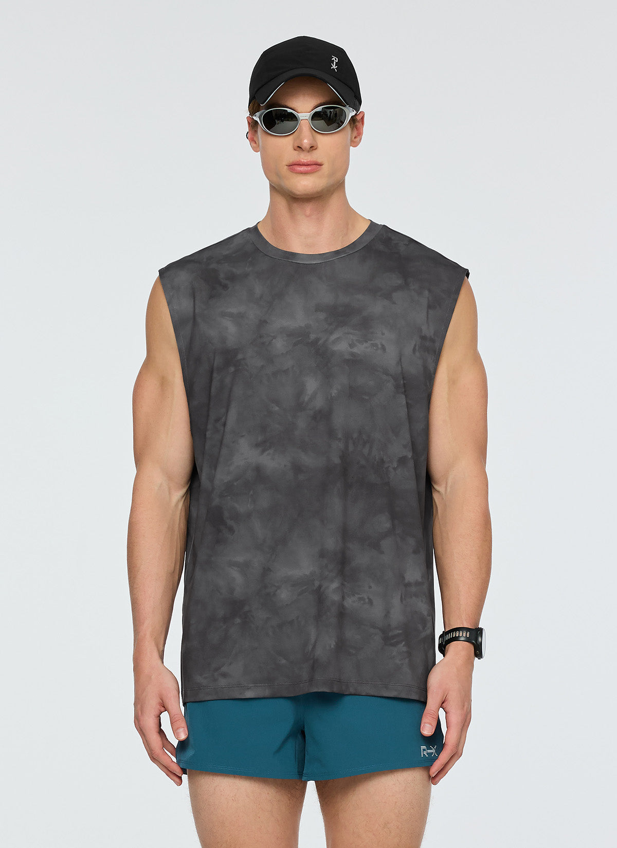 [DEX PICK] RX Men's Ice Feather Tie-Dye Sleeveless