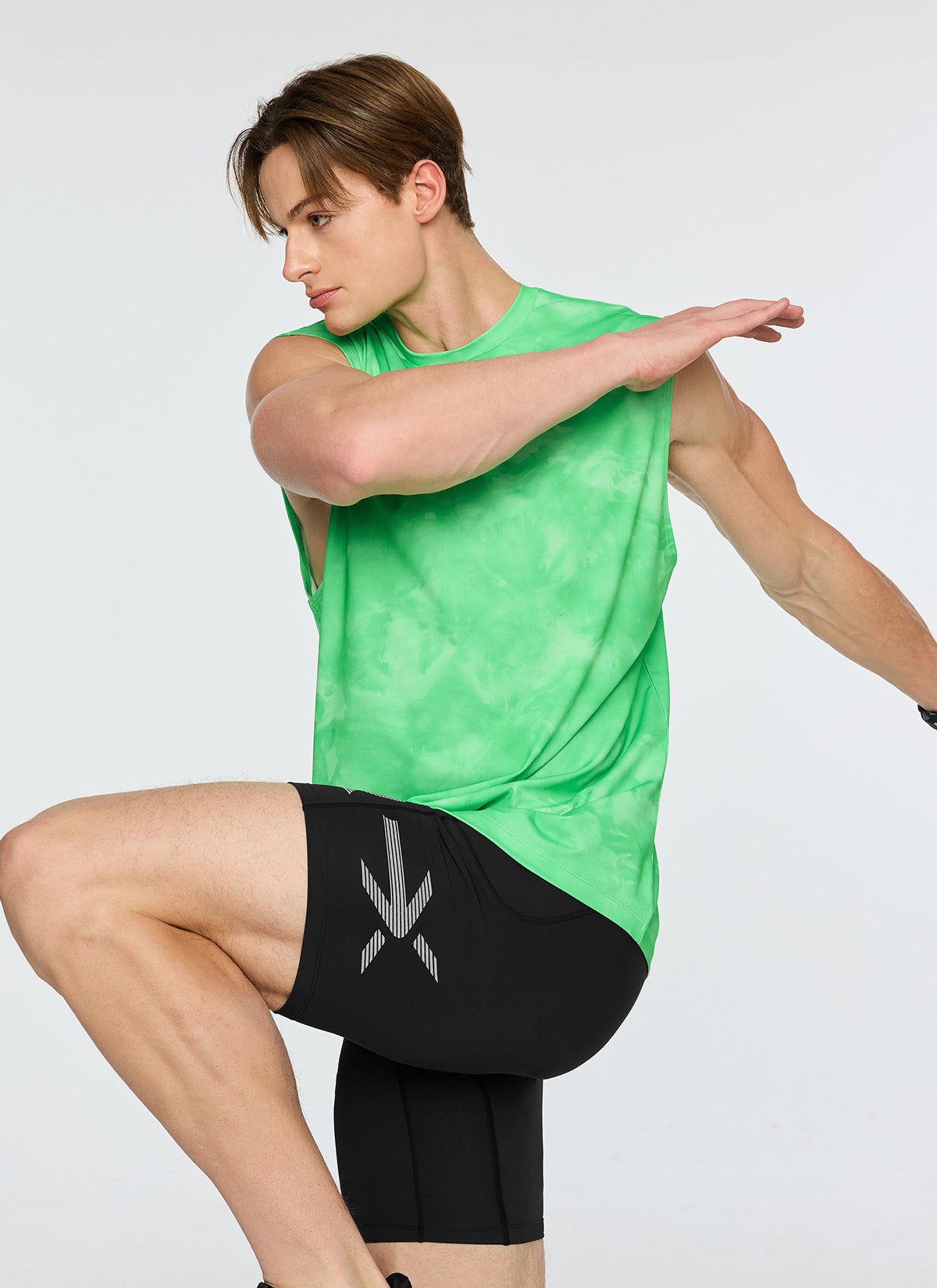 [DEX PICK] RX Men's Ice Feather Tie-Dye Sleeveless