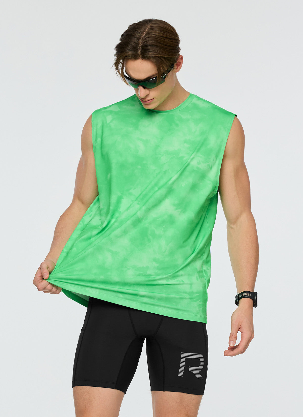 [DEX PICK] RX Men's Ice Feather Tie-Dye Sleeveless