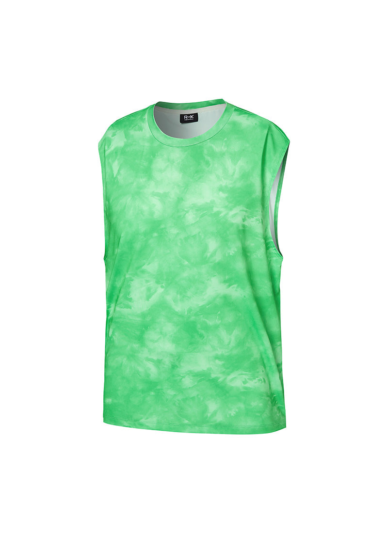 [DEX PICK] RX Men's Ice Feather Tie-Dye Sleeveless