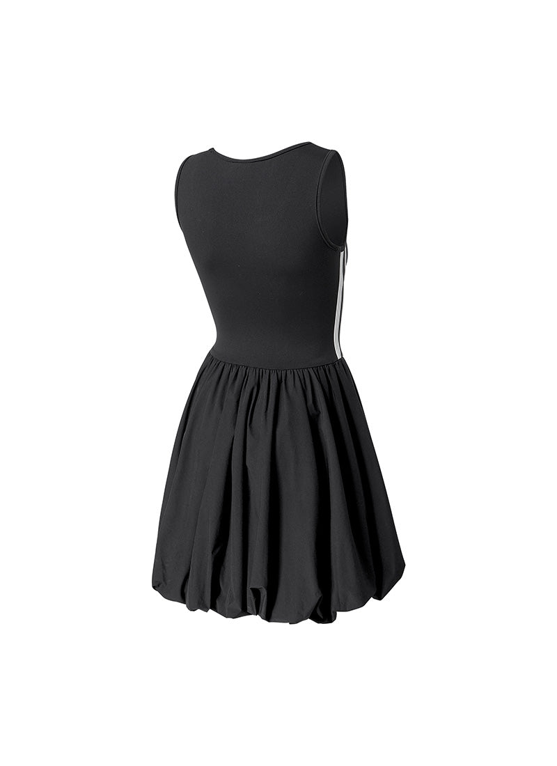 Trackline Balloon Sleveeless Dress