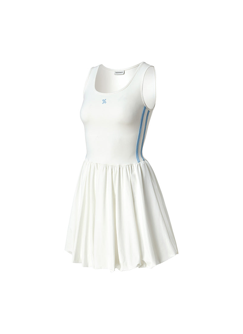 Trackline Balloon Sleveeless Dress