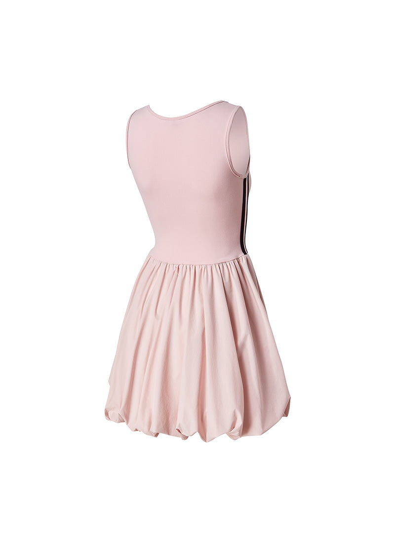 Trackline Balloon Sleveeless Dress