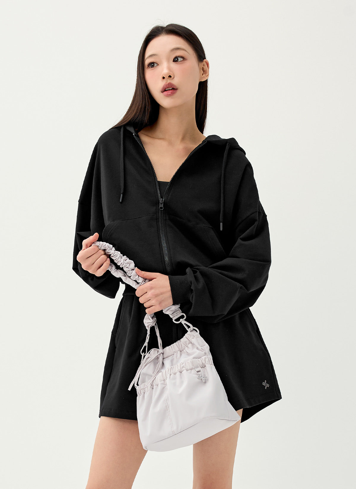 Soft Light Hood Zip-Up