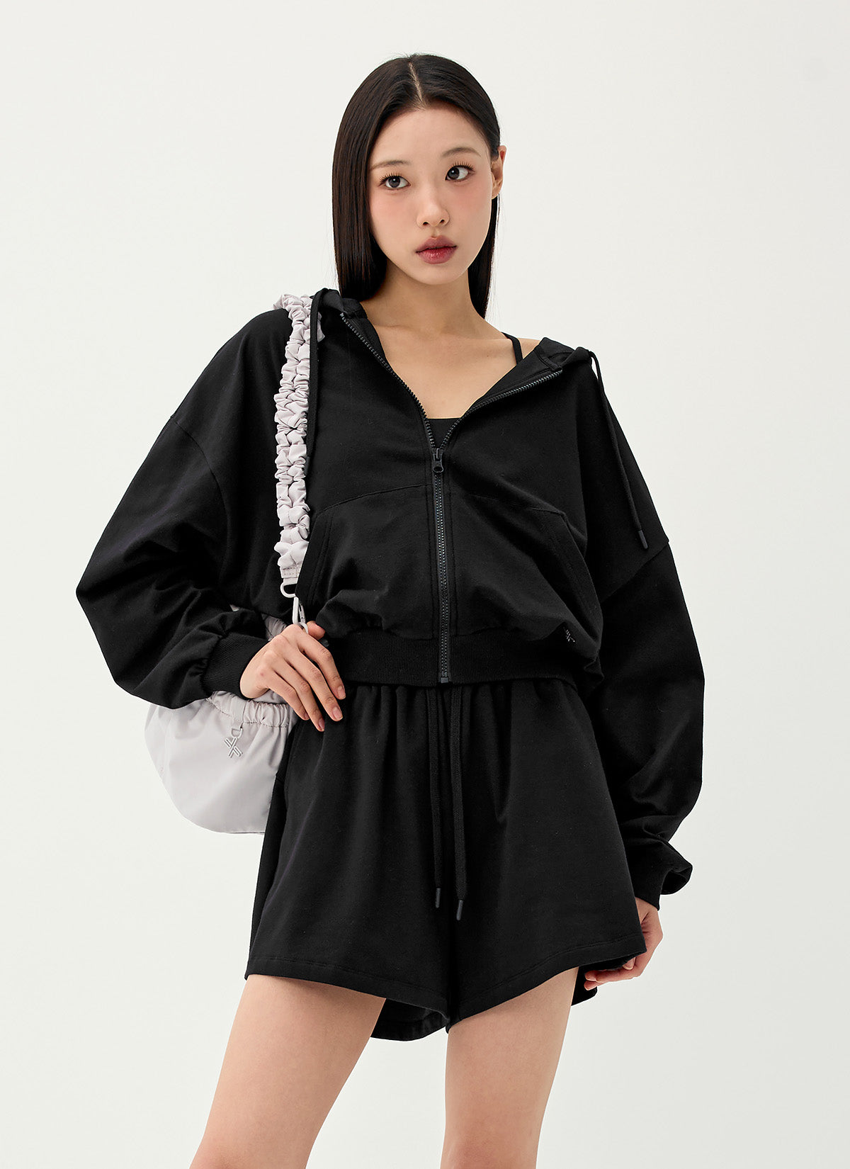 Soft Light Hood Zip-Up