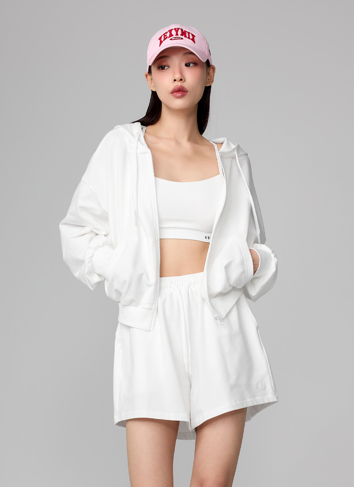 Soft Light Hood Zip-Up