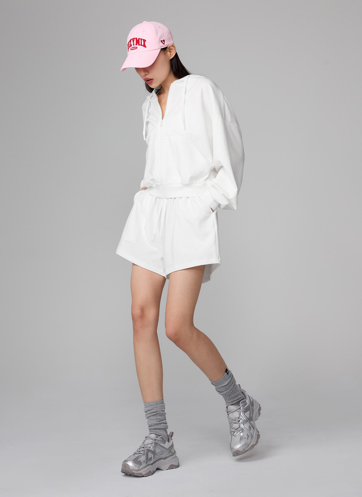 Soft Light Hood Zip-Up