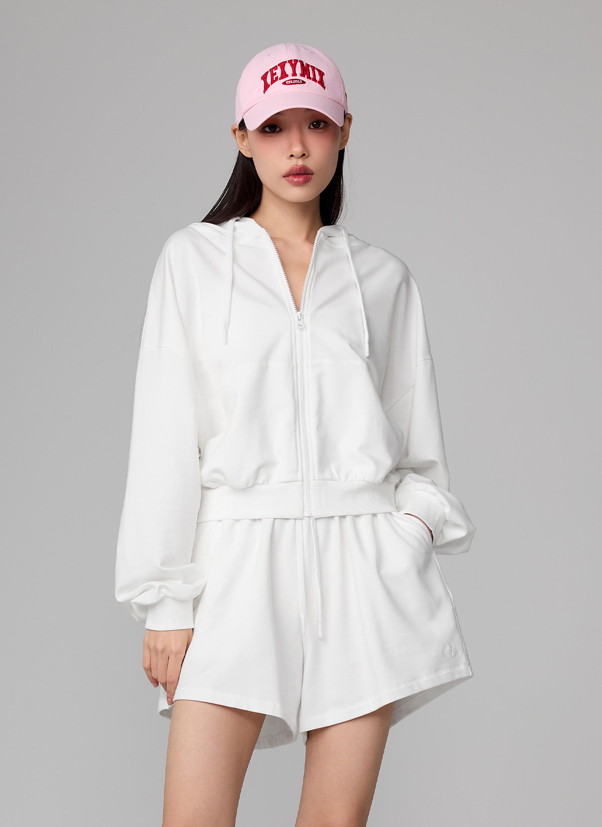 Soft Light Hood Zip-Up