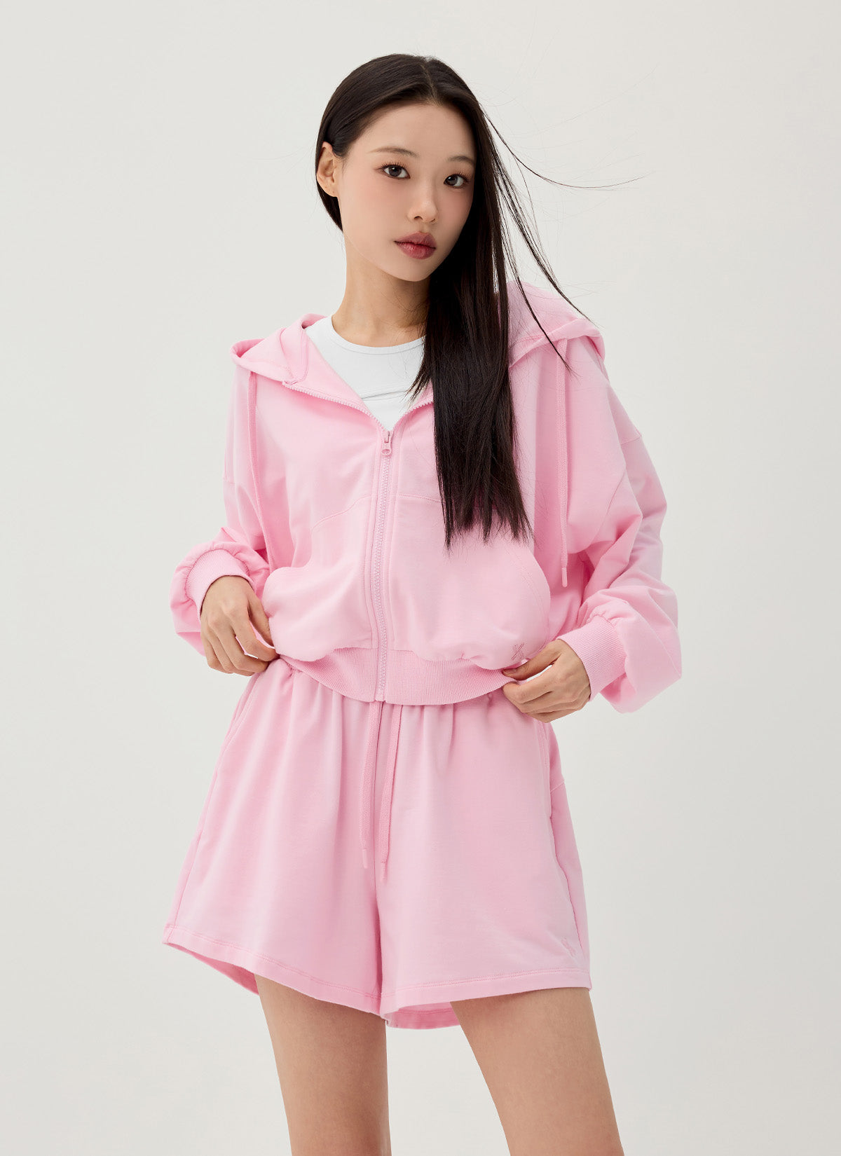 Soft Light Hood Zip-Up
