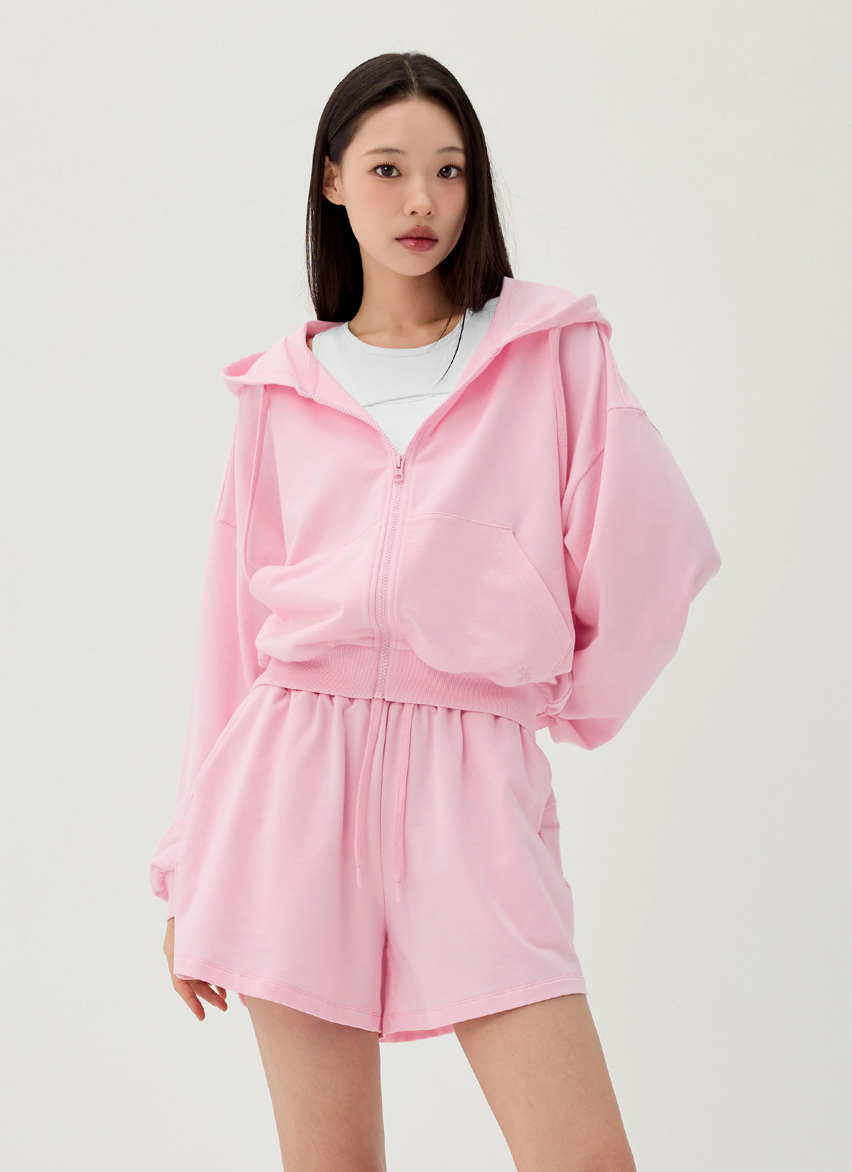 Soft Light Hood Zip-Up
