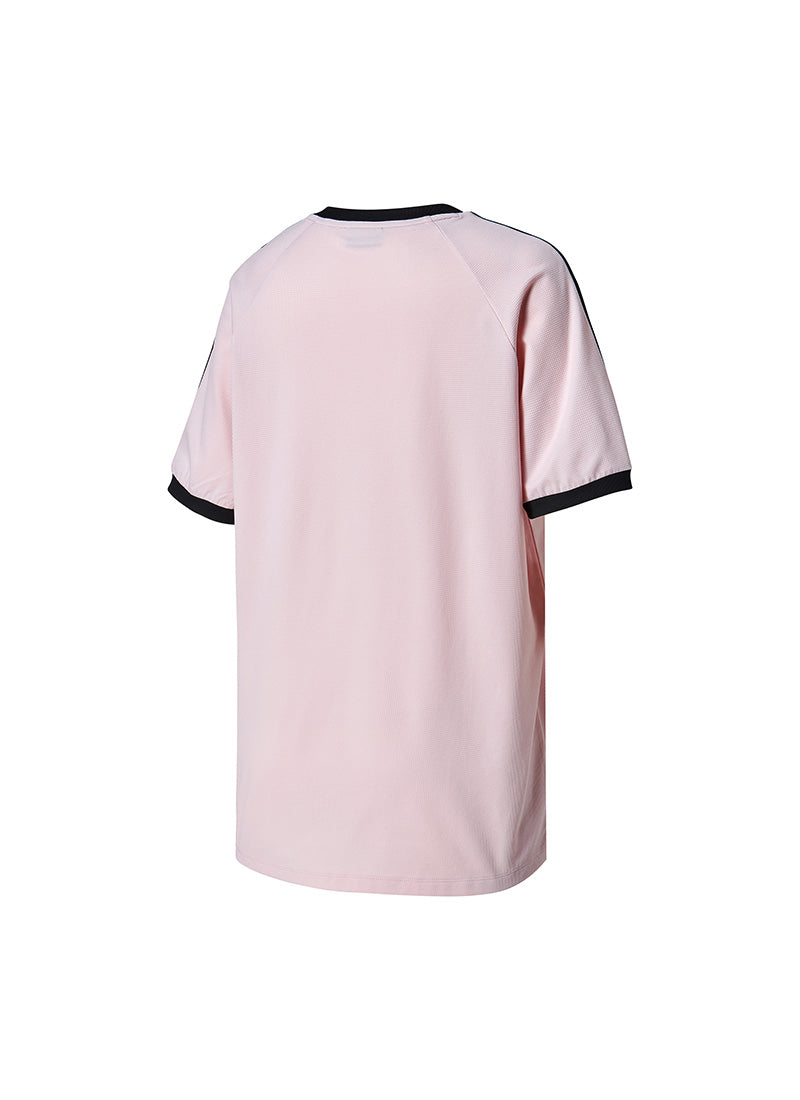 Mesh Trackline Loose Fit Short Sleeve
