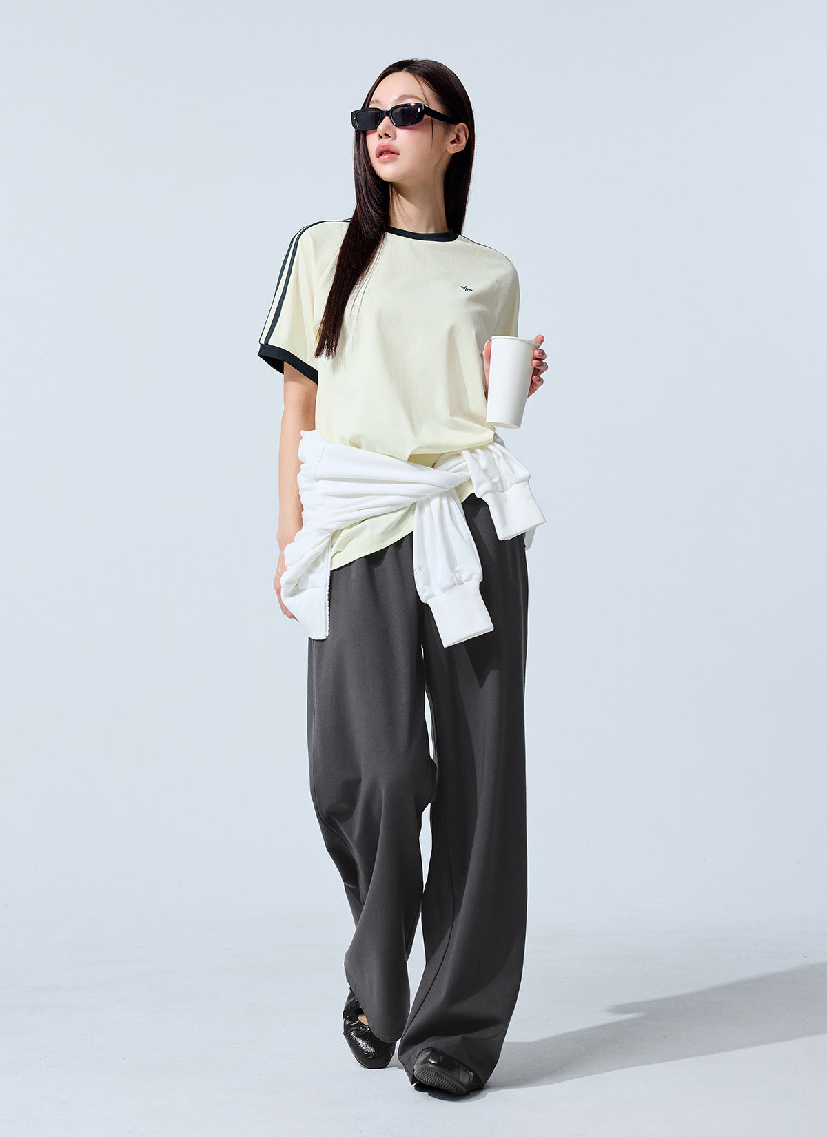 Mesh Trackline Loose Fit Short Sleeve