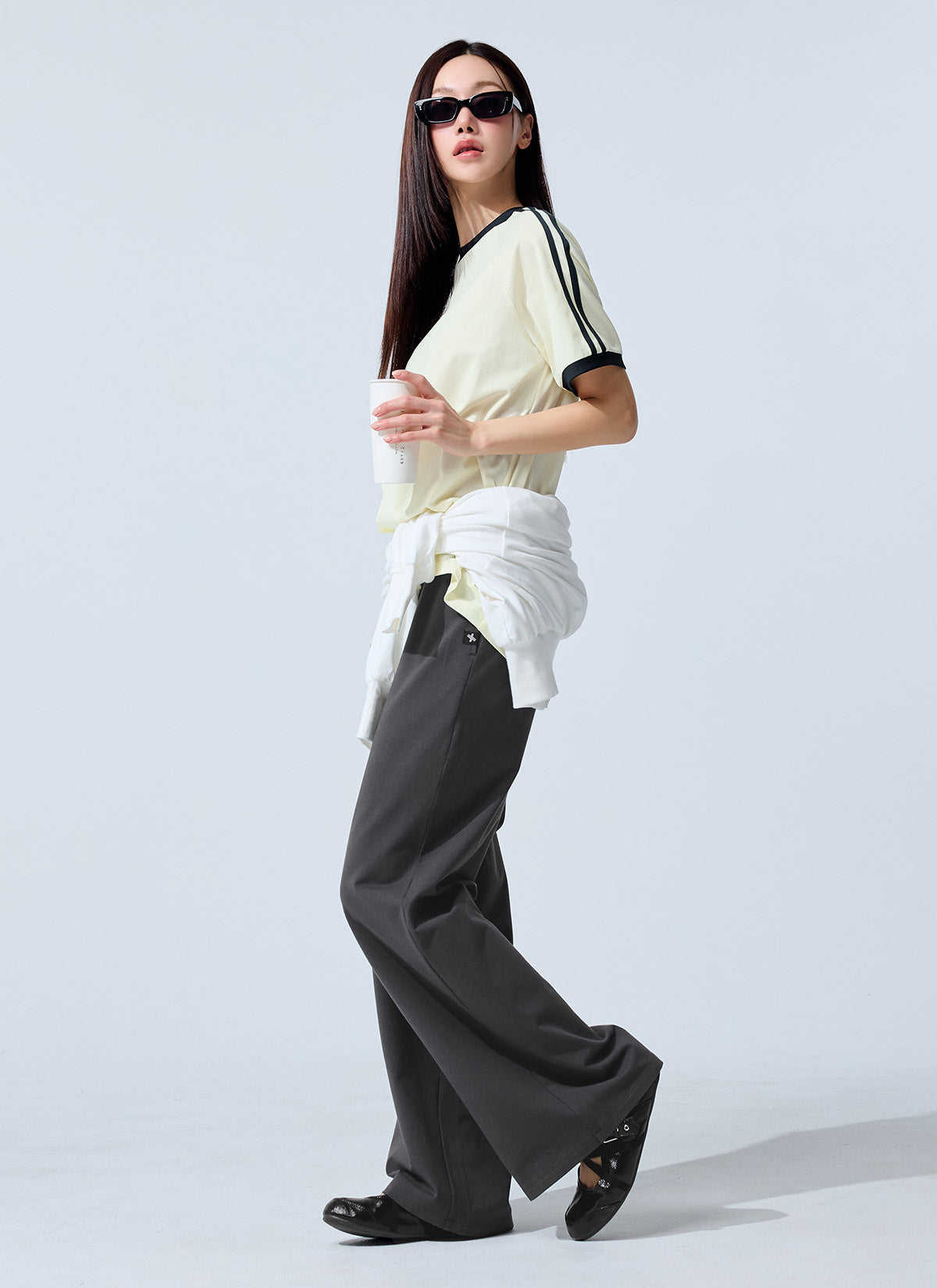Mesh Trackline Loose Fit Short Sleeve