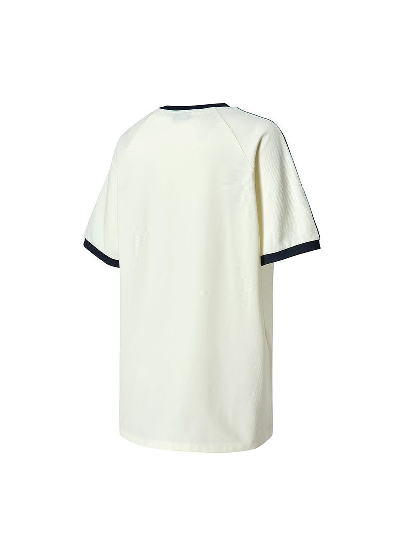 Mesh Trackline Loose Fit Short Sleeve