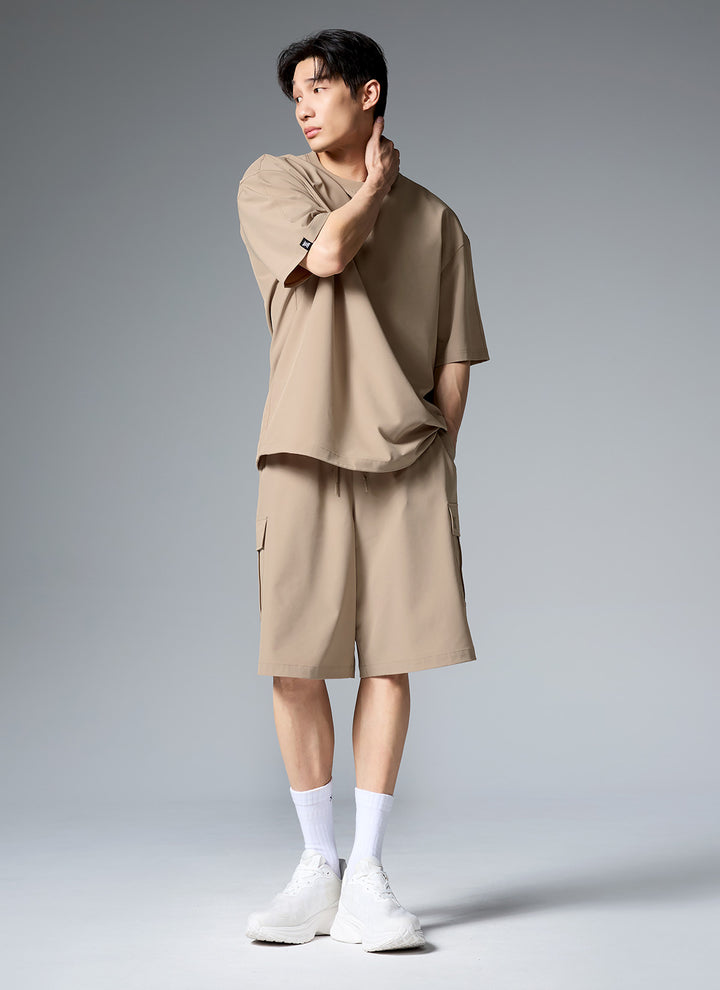 Cool Woven Over fit Short Sleeve