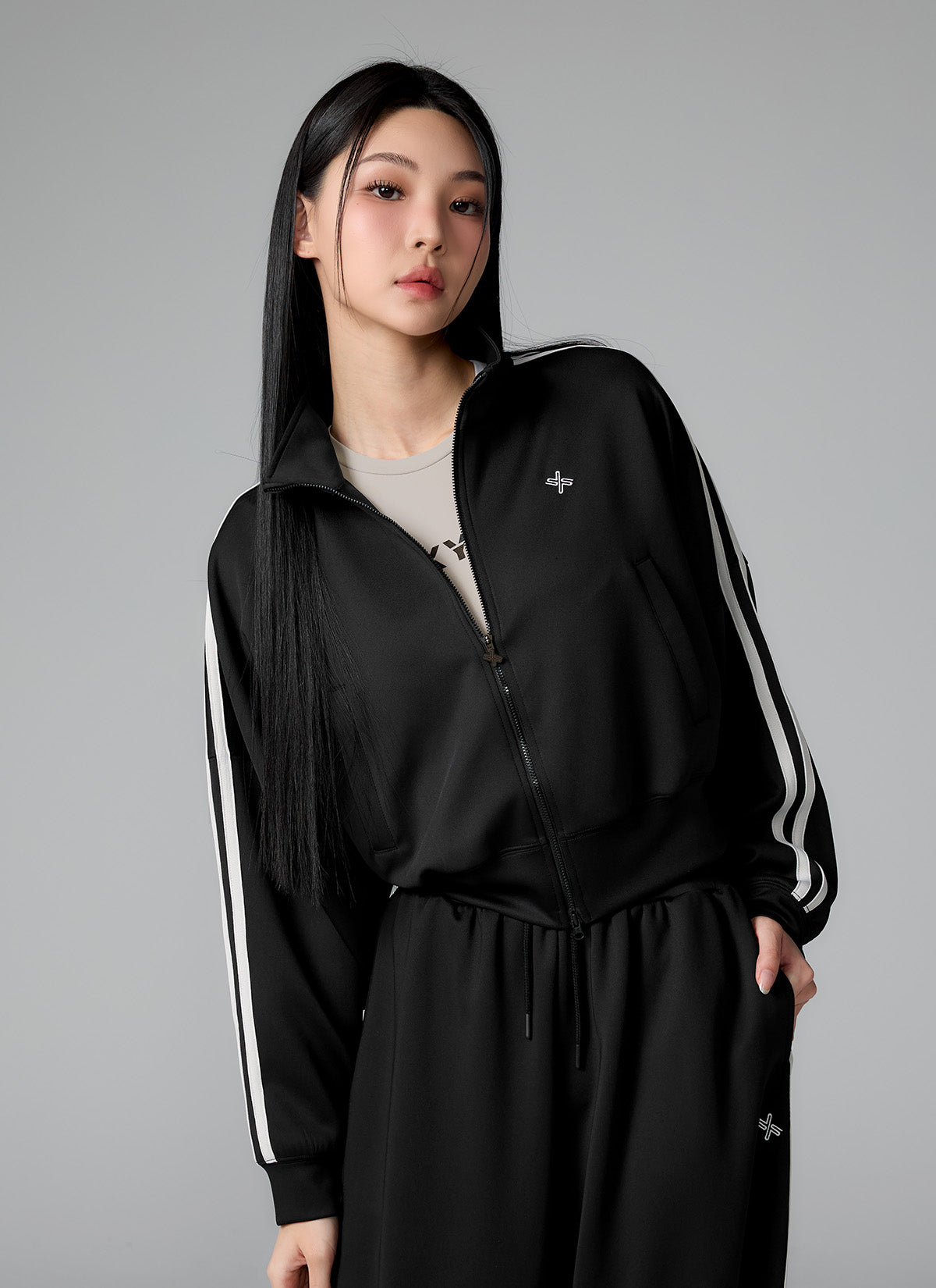More Trackline Zip Up Jacket