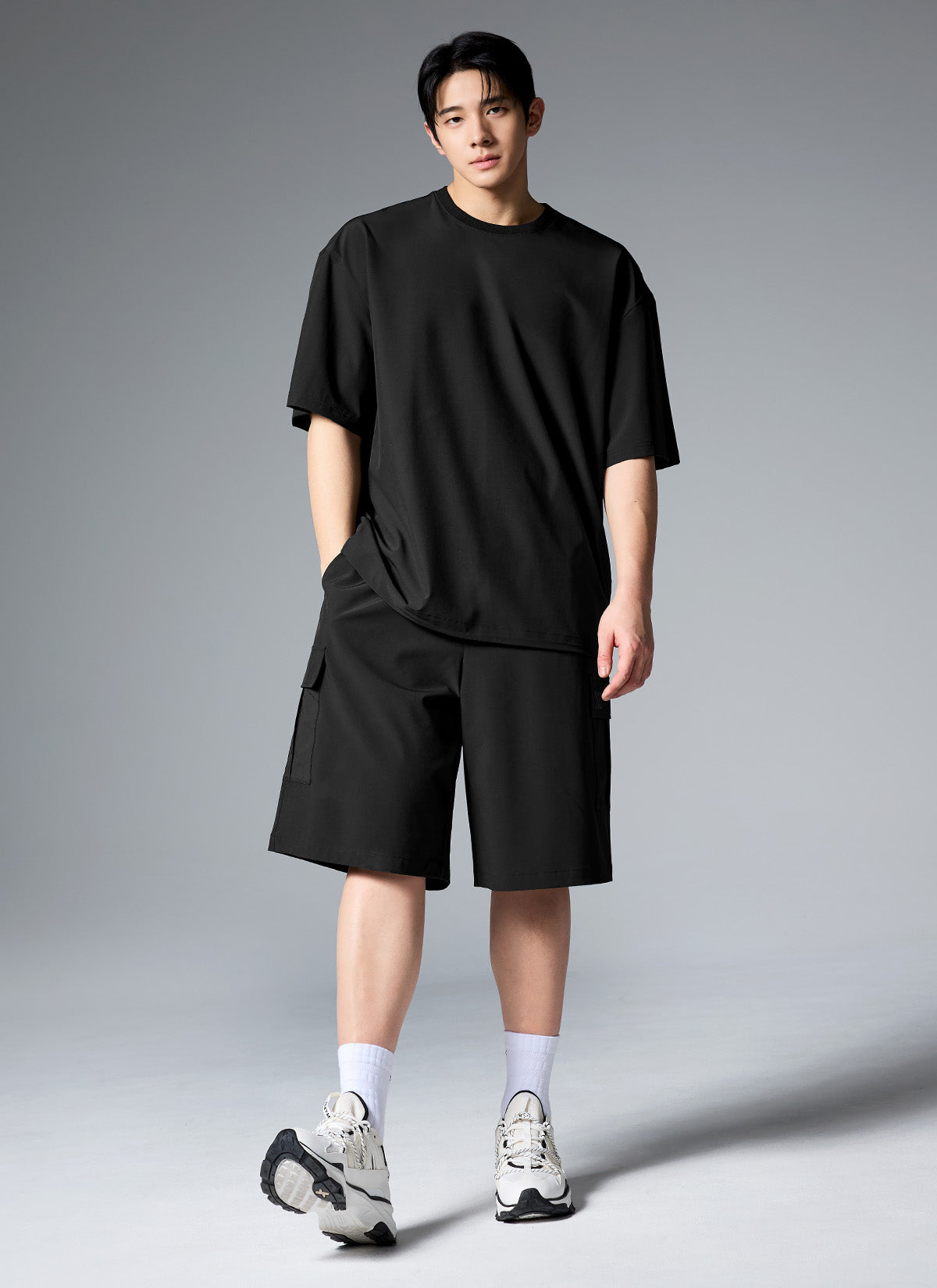 Cool Woven Over fit Short Sleeve