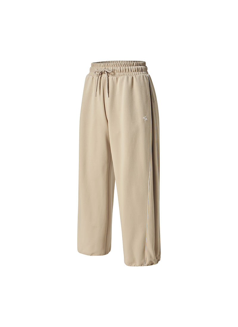 Piping Balloon Wide Sports Pants