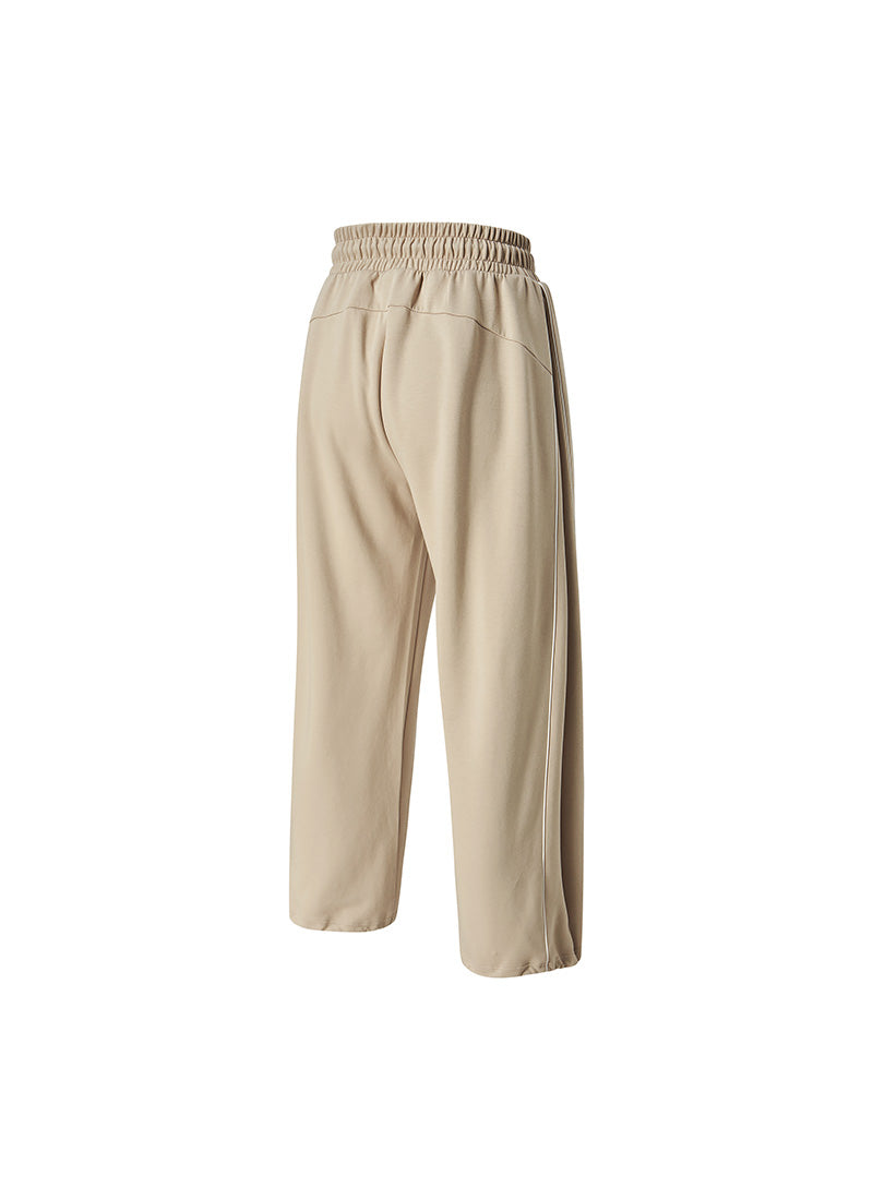 Piping Balloon Wide Sports Pants