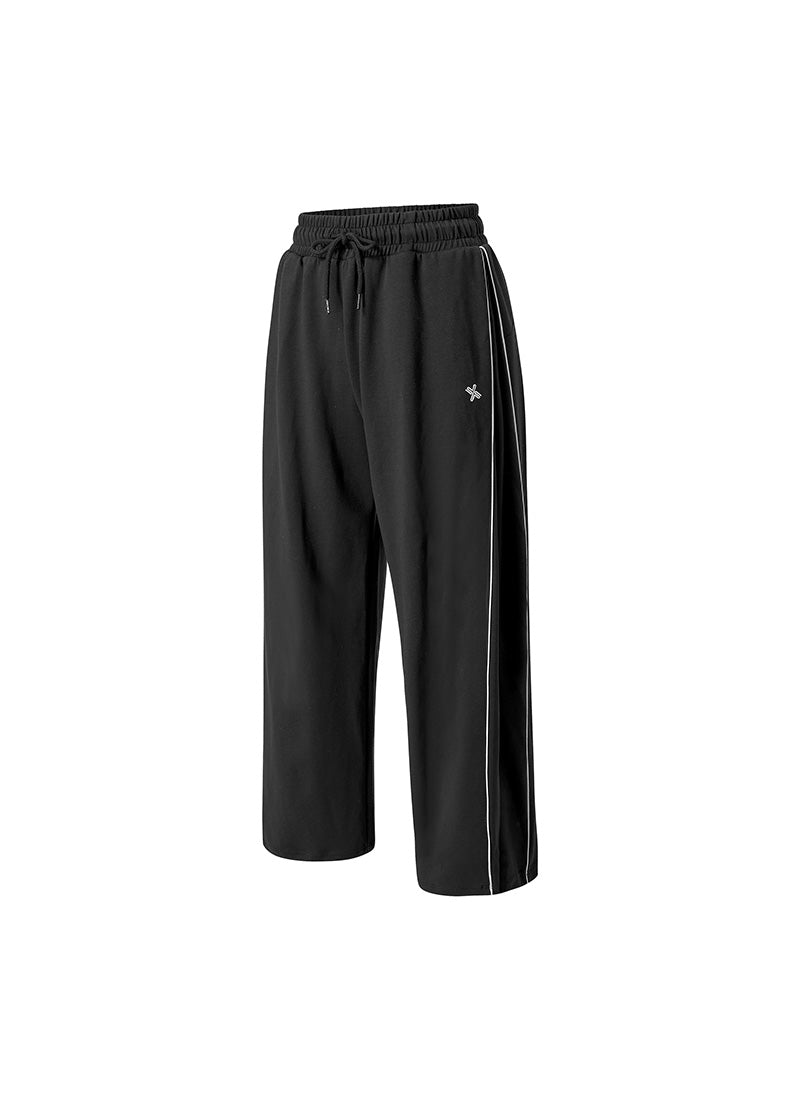 Piping Balloon Wide Sports Pants