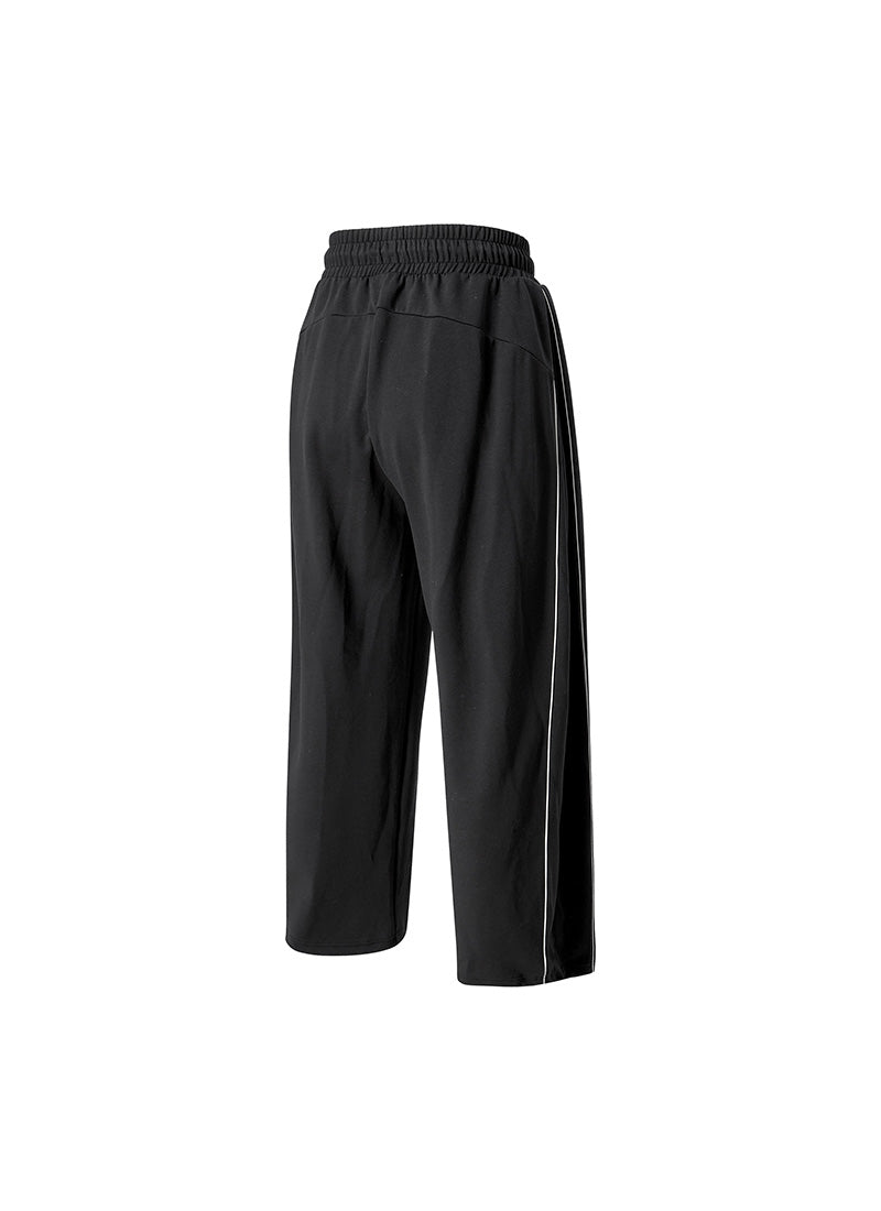 Piping Balloon Wide Sports Pants