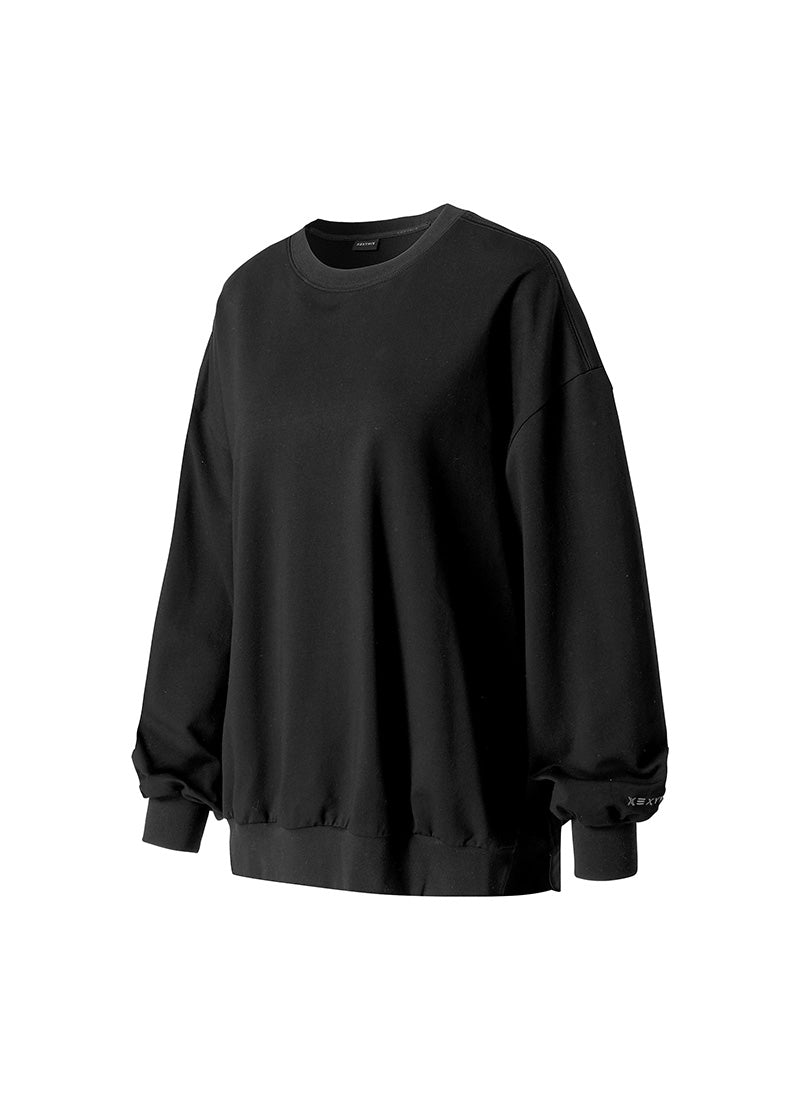 Soft Side Slit Sports Sweatshirt
