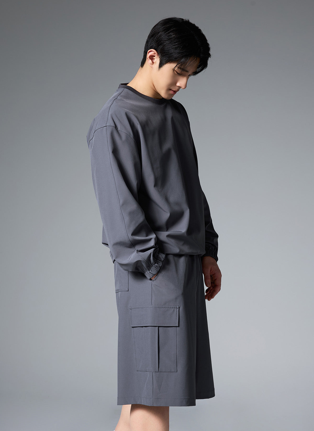 Cool Woven Bermuda Cargo Shorts
