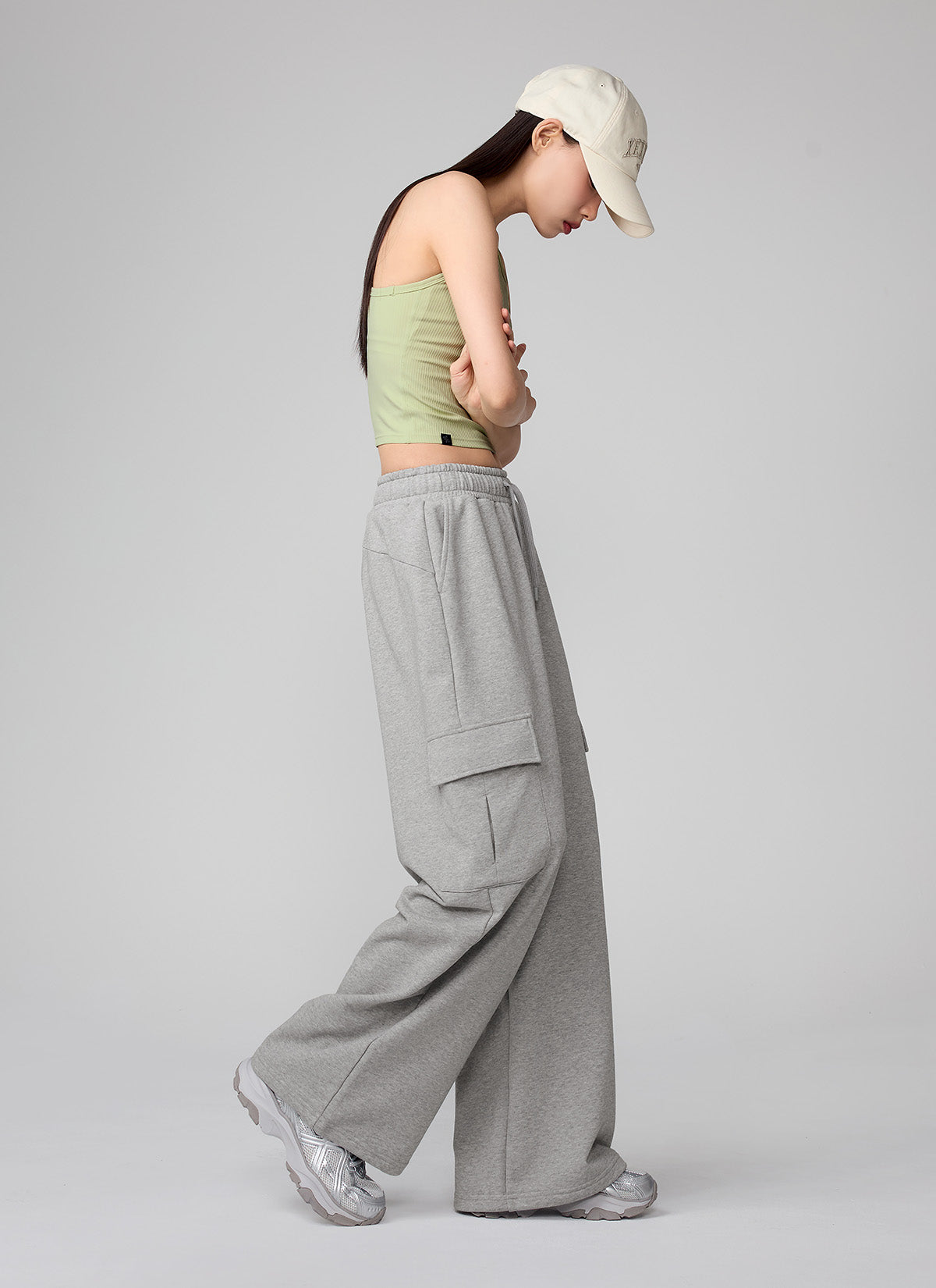 Lazy Mood Cargo Wide Sports Pants