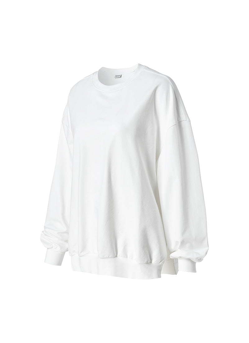 Soft Side Slit Sports Sweatshirt