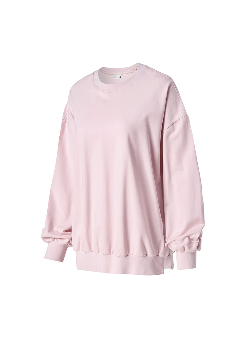 Soft Side Slit Sports Sweatshirt
