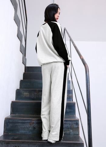 Sporty Track Wide Pants