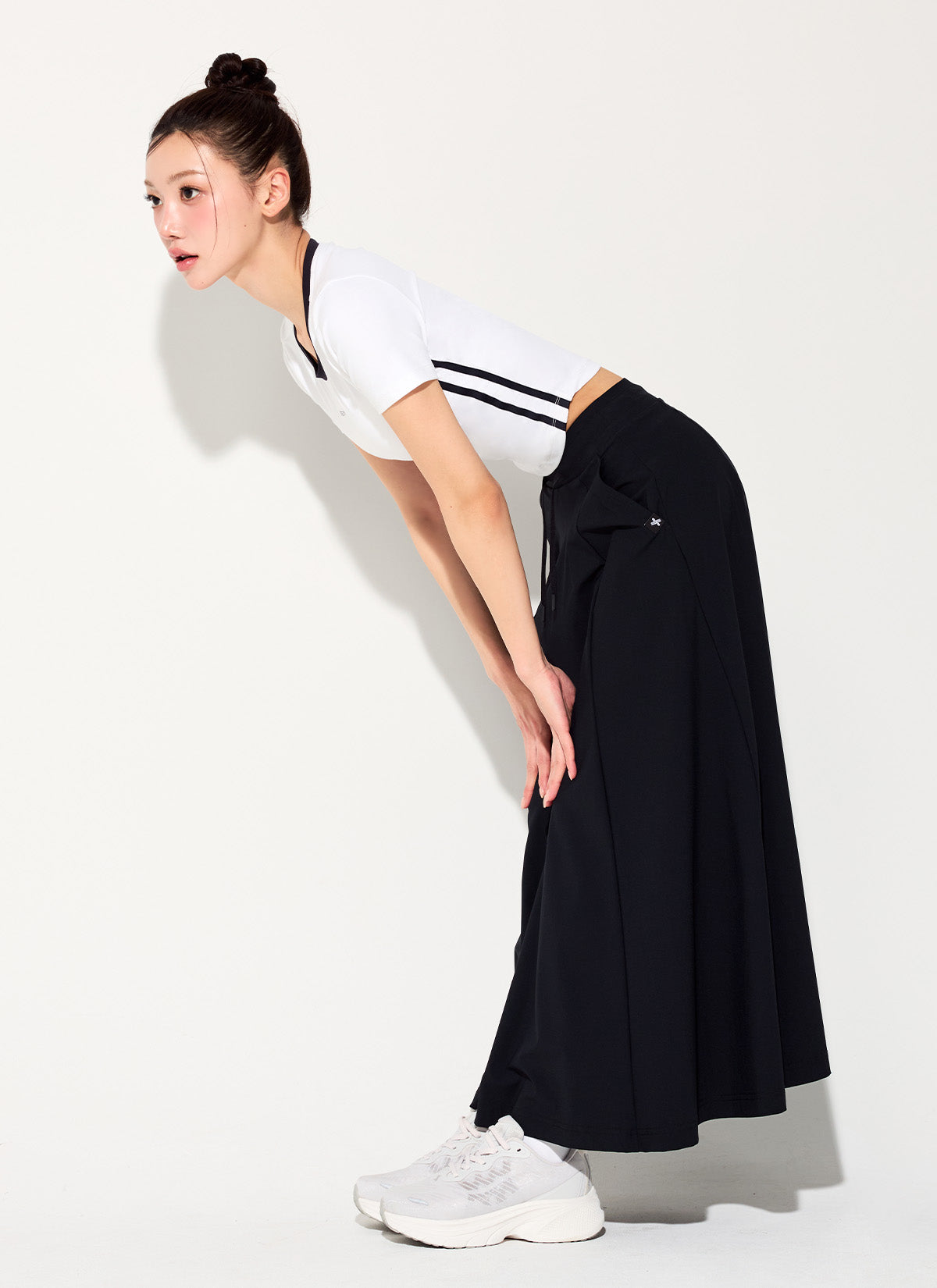 Sporty Trackline Crop Short Sleeve