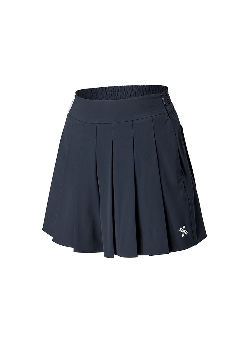 Trackline Pleats Two-in-One Shorts