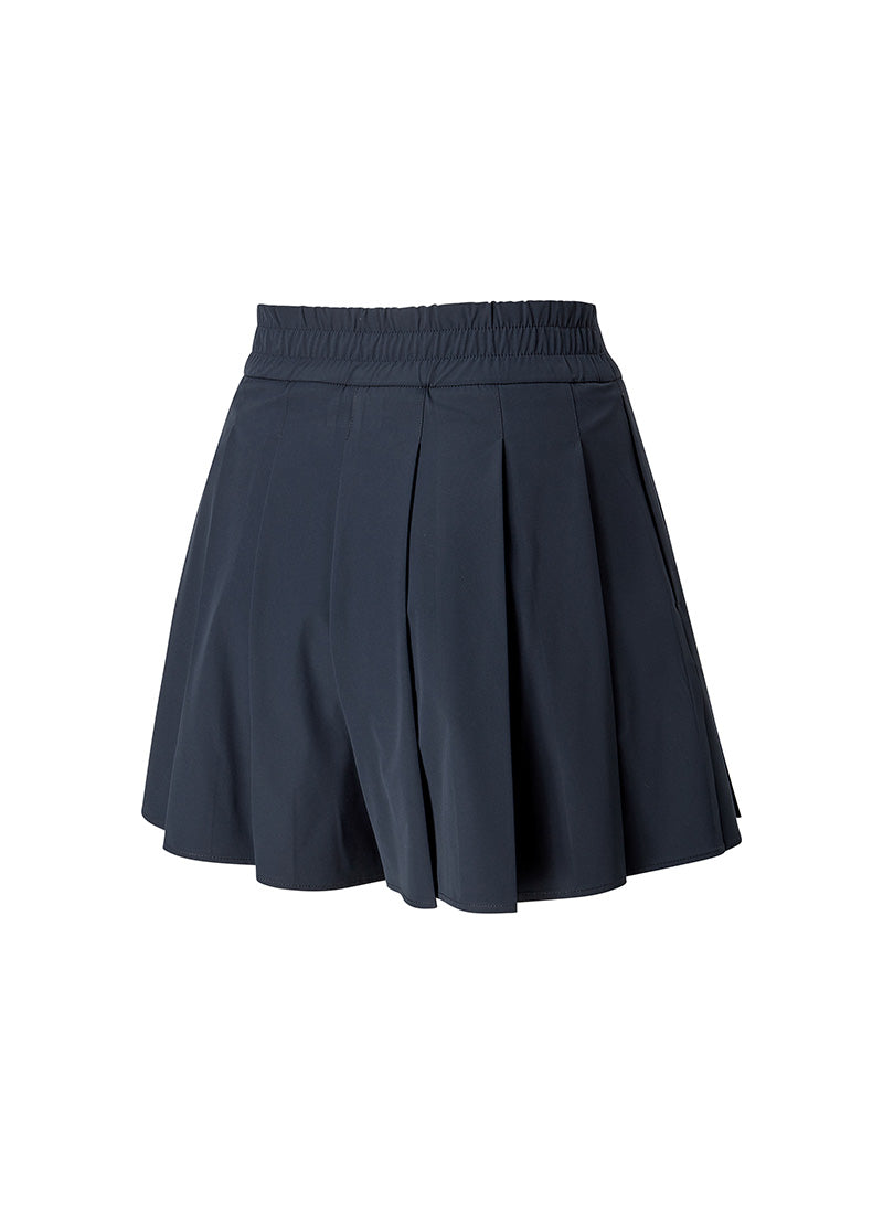 Trackline Pleats Two-in-One Shorts