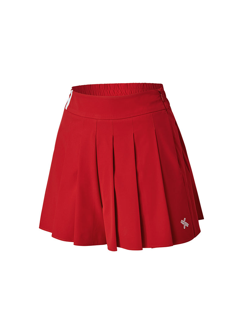 Trackline Pleats Two-in-One Shorts