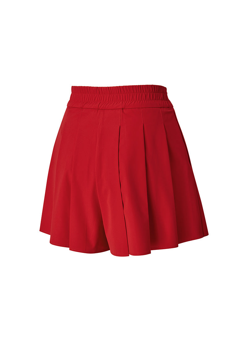 Trackline Pleats Two-in-One Shorts