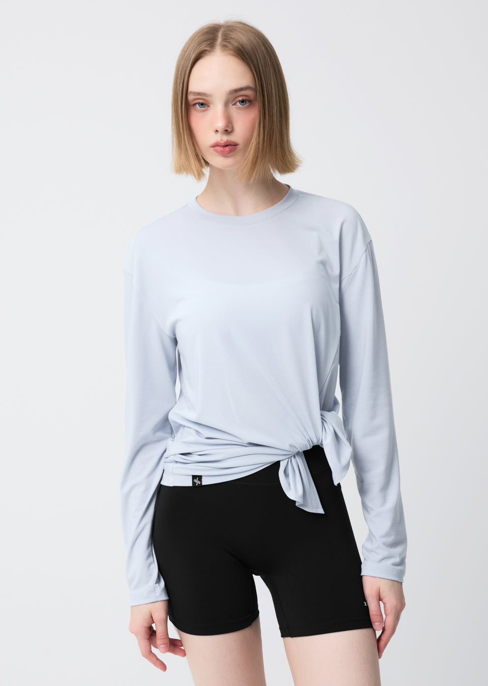 Loose One-Slit Long Sleeve