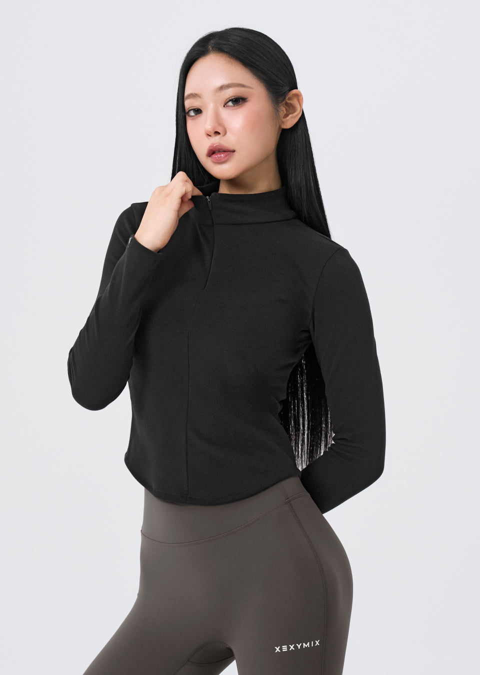 Warm Smooth Half-Zip Long Sleeve