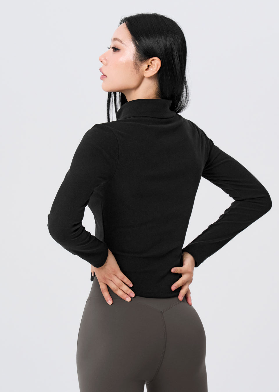 Warm Smooth Half-Zip Long Sleeve