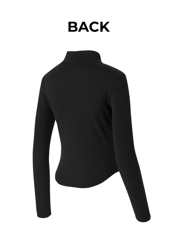 Warm Smooth Half-Zip Long Sleeve