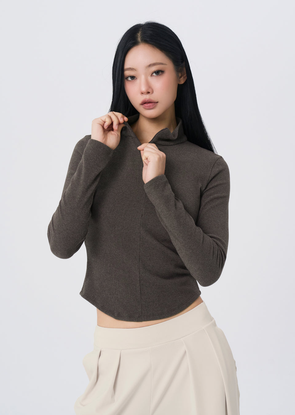 Warm Smooth Half-Zip Long Sleeve