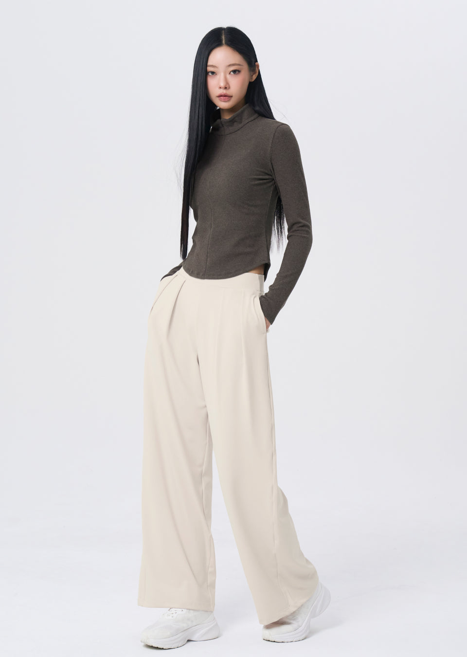 Warm Smooth Half-Zip Long Sleeve