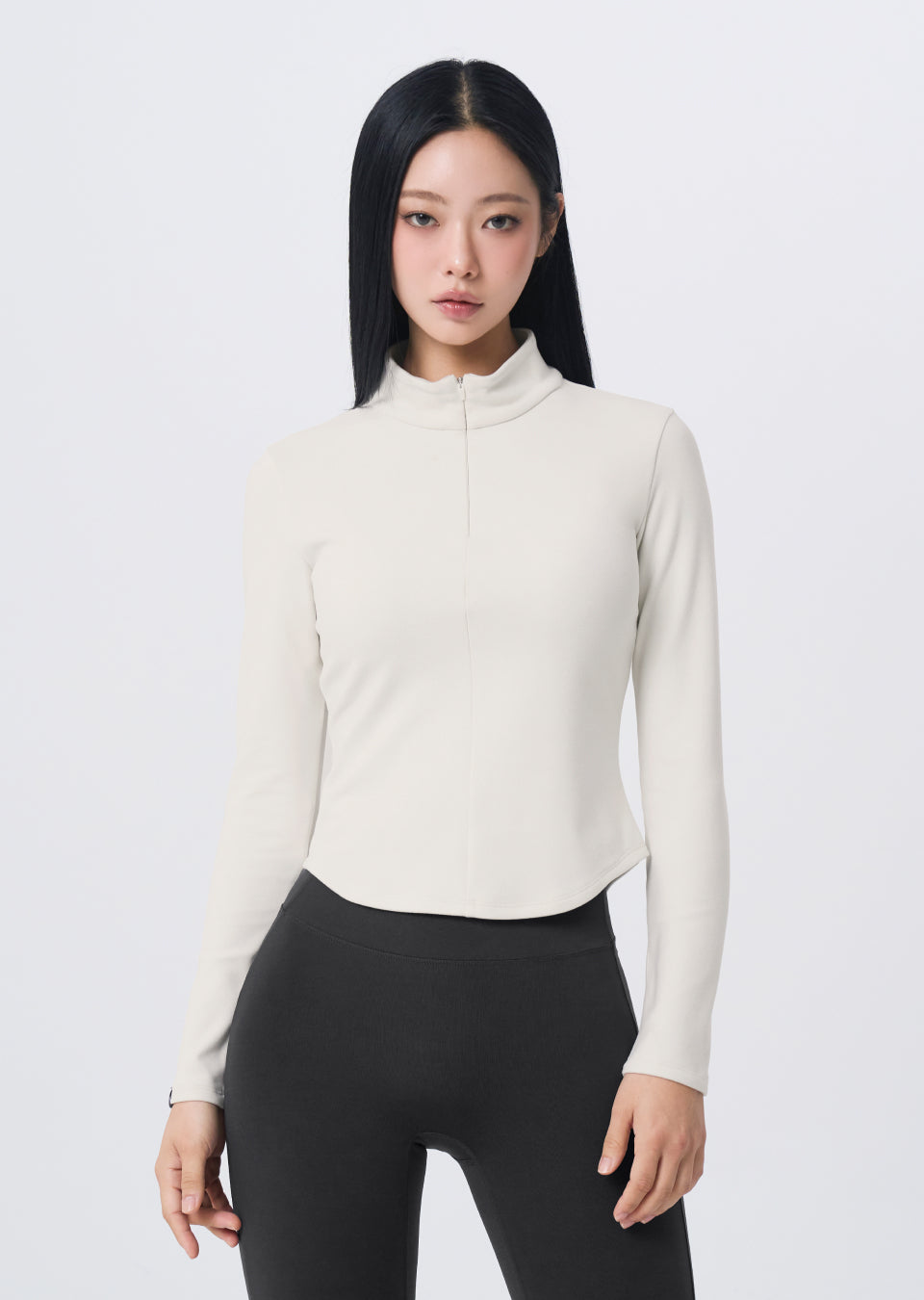 Warm Smooth Half-Zip Long Sleeve