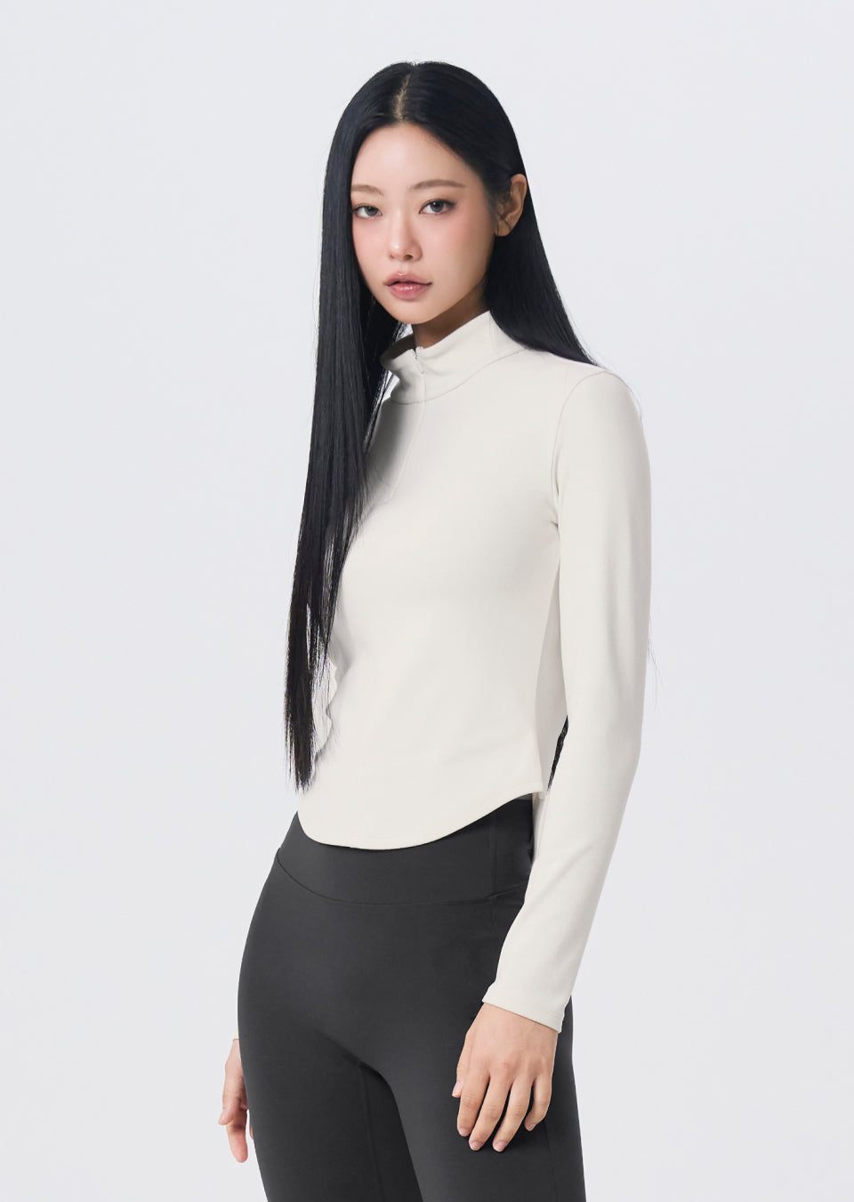 Warm Smooth Half-Zip Long Sleeve