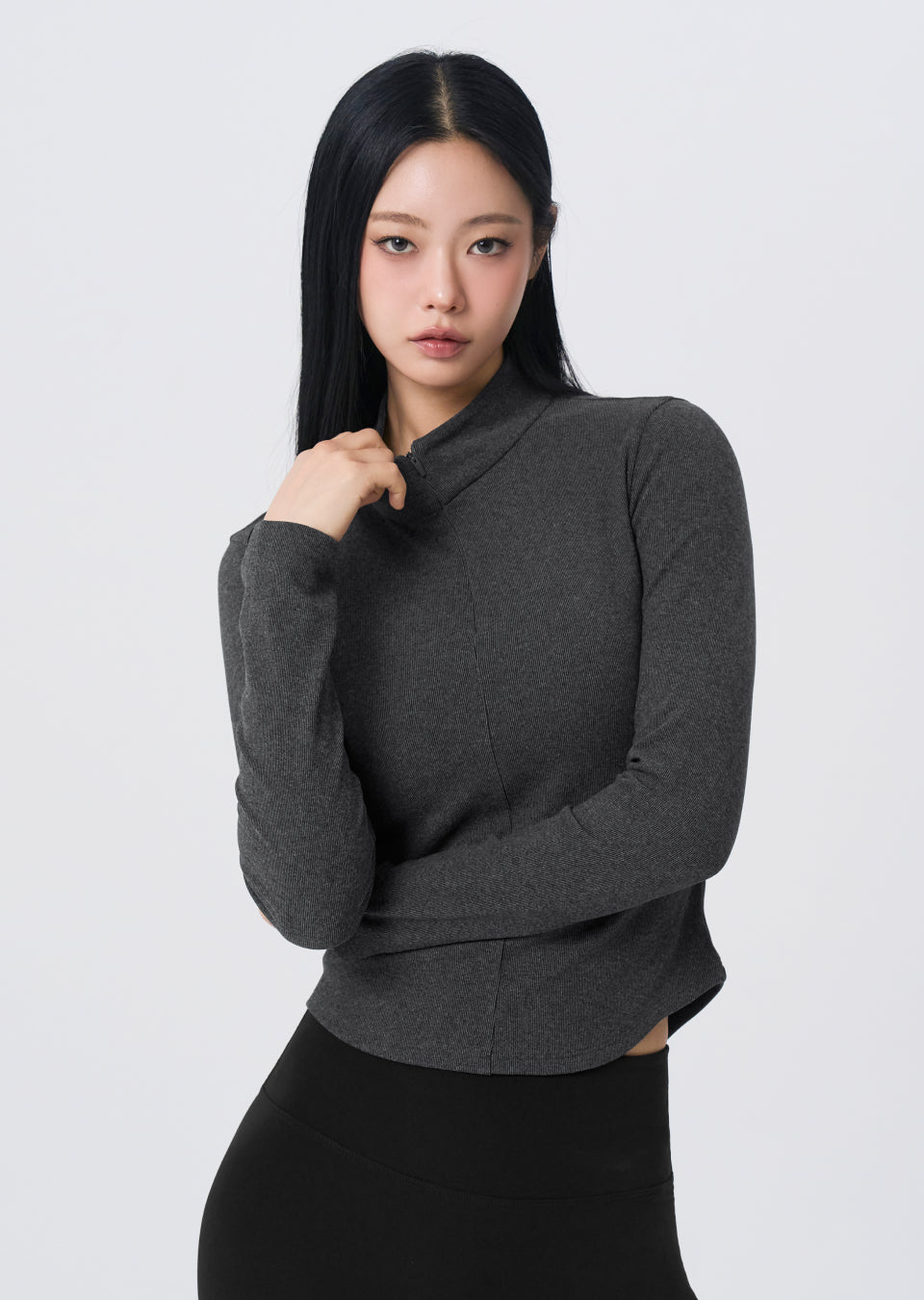 Warm Smooth Half-Zip Long Sleeve